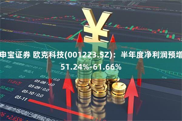 申宝证券 欧克科技(001223.SZ)：半年度净利润预增51.24%-61.66%